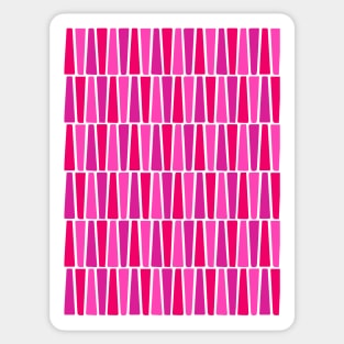 Atomic Age MCM Blocks, Viva Magenta Sticker